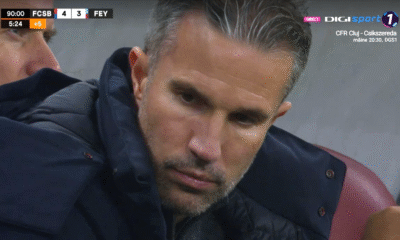 Imaginea serii! Cum a fost filmat Robin van Persie, după ce FCSB a făcut 4 3 cu Feyenoord în minutul 90+5
