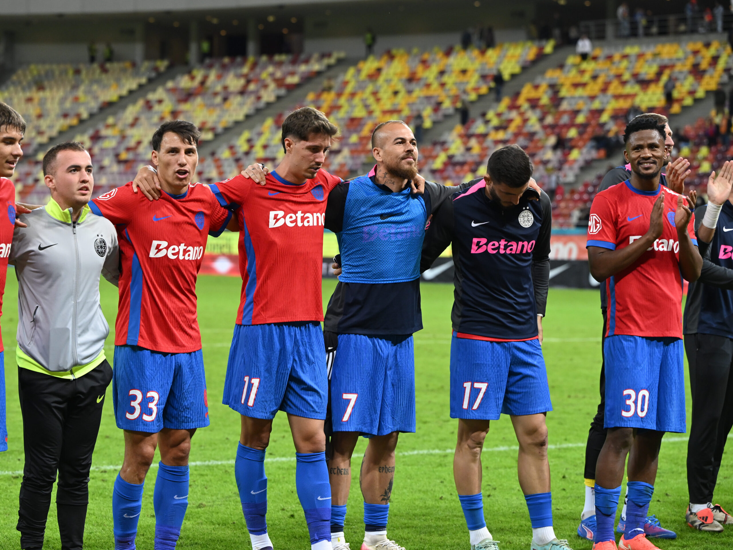 Lovitură pentru FCSB! Un fotbalist va rata ultimele 4 meciuri din