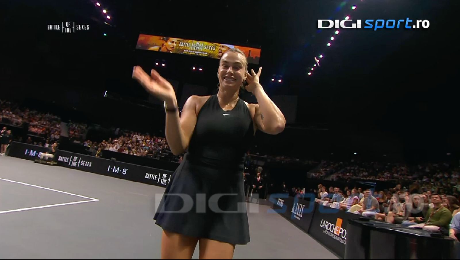 Sabalenka a făcut show la ”Bătălia Sexelor”