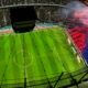 Scenografia 3D afișată de suporterii FCSB ului înaintea meciului cu Rapid