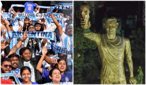 Statuie uriașă pentru Lionel Messi