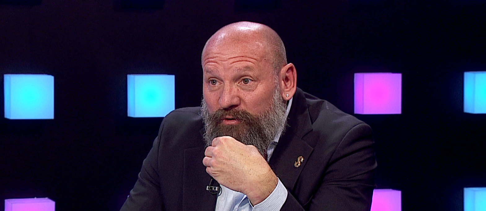 Stelea, surprins de apariția lui Balint, în direct