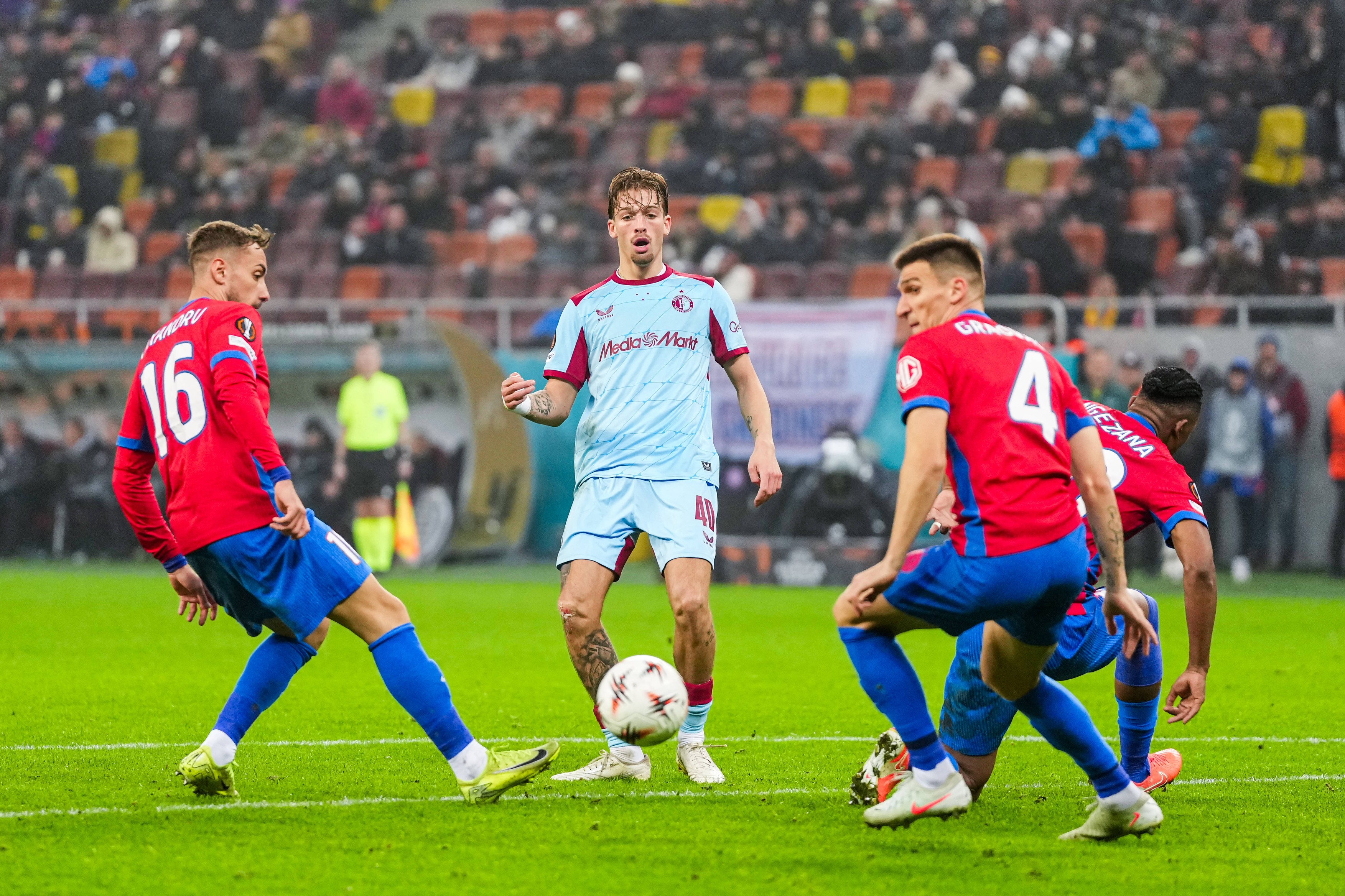 UEFA a scris doar două cuvinte pe internet, după FCSB Feyenoord 4