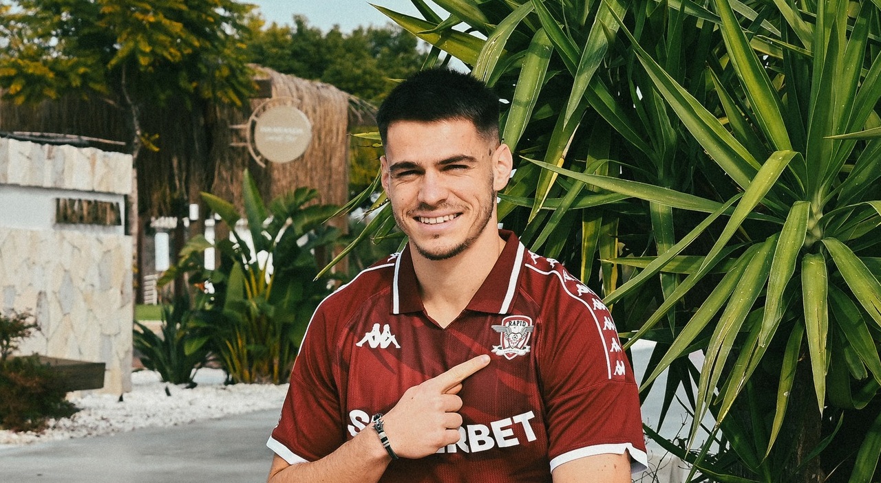 Daniel Paraschiv, prezentat la Rapid: "Abia aștept să ne vedem acasă"