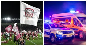 Fost fotbalist al Rapidului, accident şi scandal cu poliţiştii