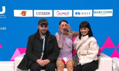 Julia Sauter, "explozie" de bucurie! Momentul în care sportiva noastră află rezultatul, la Europenele de patinaj artistic