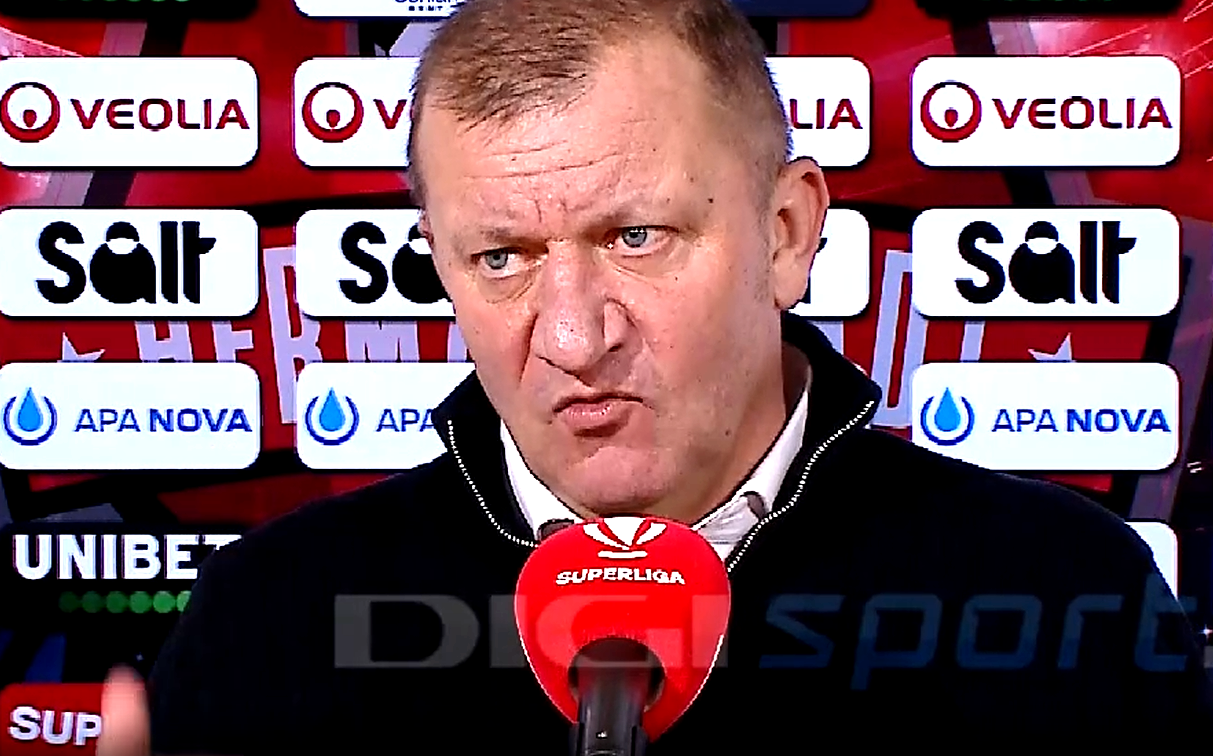 Dorinel Munteanu i a surprins pe toți, după Hermannstadt Botoșani 3 1: "Ca să i cadă stelele de pe umăr!"
