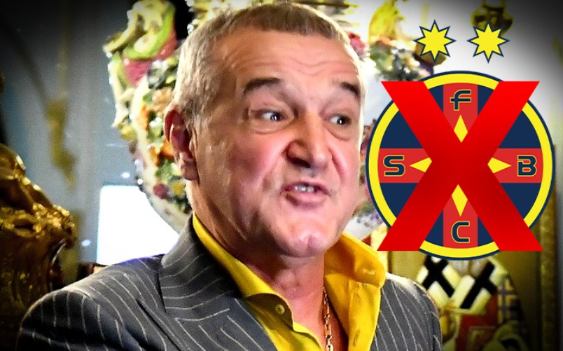 Gigi Becali l a scos din primul 11 al FCSB ului și i a spus în direct la TV: "Nu te mai da inteligent!"