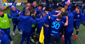 Imaginile bucuriei! Cristi Chivu nu s a mai abținut, după golul care a decis „thriller ul” cu Juventus