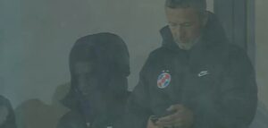 Noul jucător al FCSB ului, în tribune la meciul cu Csikszereda