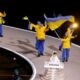 O rusoaică a purtat pancarta cu numele Ucrainei la ceremonia de deschidere a JO de iarnă
