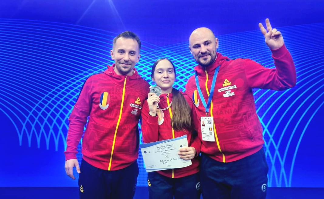 România a câștigat medalia de argint la Campionatele Europene de Cadeți!