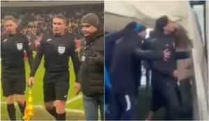 Scene halucinante după Dinamo – Craiova! Istvan Kovacs, lovit de un obiect