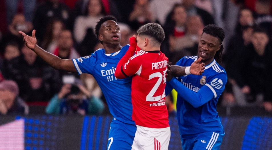 Benfica a primit lovitura de la UEFA pentru incidentele rasiste la adresa lui Vinicius