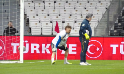 Ce a făcut Ionuț Radu la antrenamentul oficial! Imagini de pe Beșiktaș Park, înainte de Turcia România