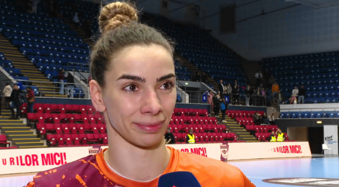 Dianca Ciucă, în lacrimi după ce Rapid a ratat semifinalele EHF European League: ”Este mare dezamăgirea”