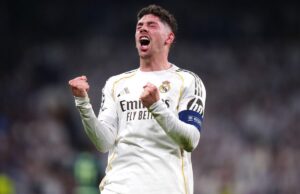 Fede Valverde, hattrick fabulos cu Manchester City! La primul gol pasa i a fost dată de Courtois!