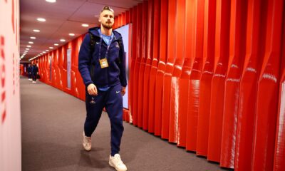 Imaginile spun totul! Cum a fost surprins Drăgușin, în minutul 89 al meciului Atletico Tottenham, la 5 2 pentru spanioli