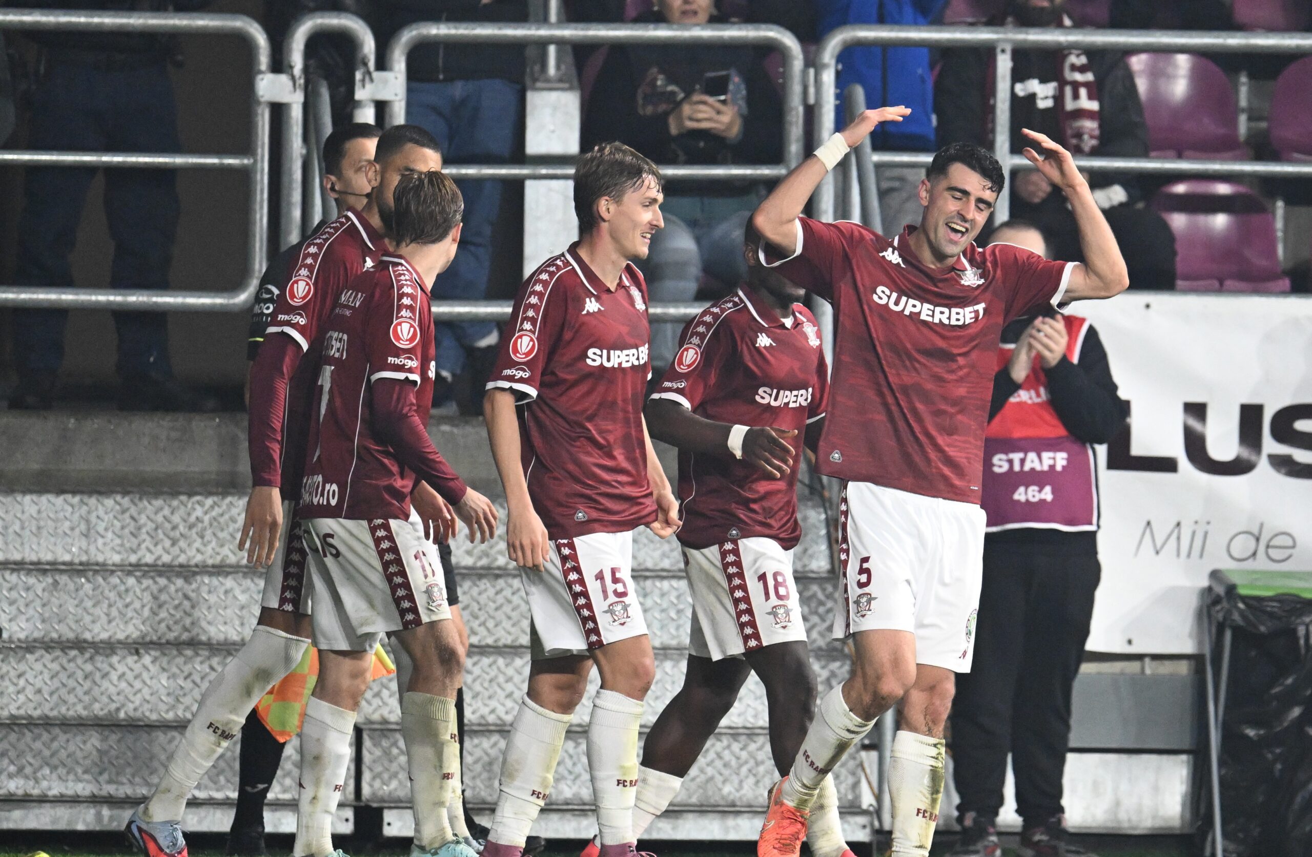 Vestea bună primită de rapidiști înaintea partidei cu CFR Cluj