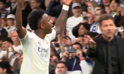 Vinicius, din nou față în față cu Simeone, după episodul ”Florentino te va da afară de la Real Madrid”! Gestul făcut