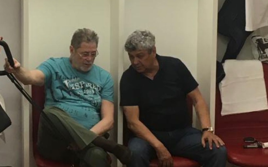 Ce poză și a pus Cornel Dinu la WhatsApp, după moartea lui Mircea Lucescu