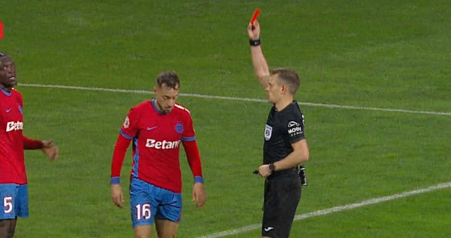 FCSB, decimată! Cartonaș ROȘU direct în meciul cu FC Botoșani