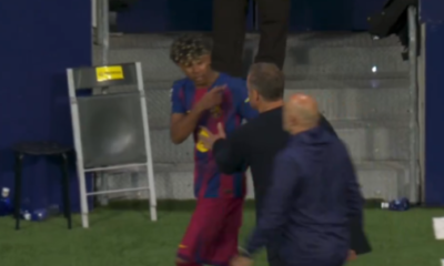 Lamine Yamal, criză de nervi la finalul partidei cu Atletico