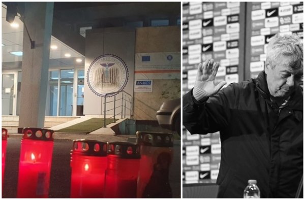 Lumânări aprinse la Spitalul Universitar și la stadionul din Giulești în memoria lui Mircea Lucescu