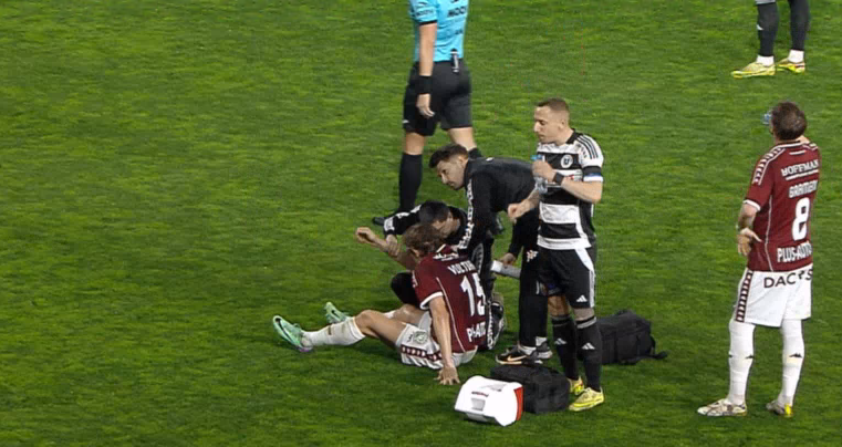 Rapid a făcut anunțul despre Cătălin Vulturar, după accidentarea suferită în meciul cu U Cluj