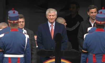 Rinat Akhmetov, înmărmurit în fața sicriului lui Mircea Lucescu! Cu cine s a întâlnit prima dată