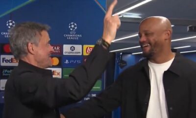Suspendat, Kompany a dat nas în nas cu Luis Enrique după PSG Bayern! A primit o întrebare și a zis direct ”nu”