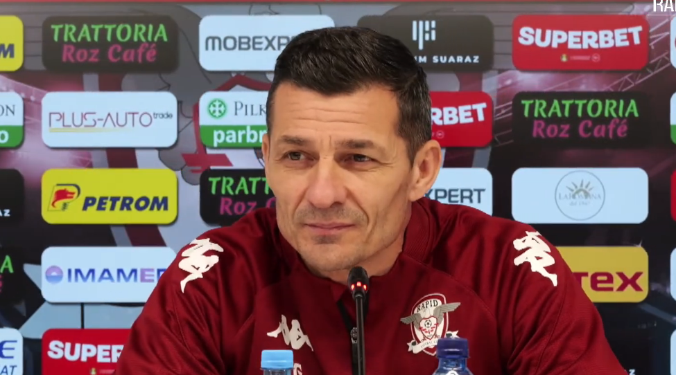 Costel Gâlcă, în fața ultimului meci ca antrenor la Rapid: ”Am căzut în prăpastie”