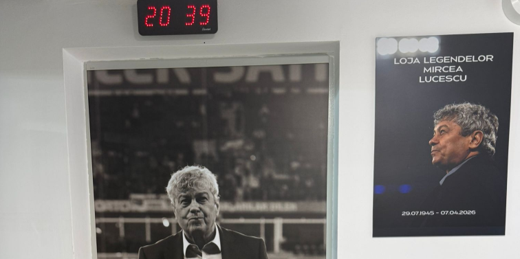 ”Loja Legendelor”! Mircea Lucescu, o prezență eternă pe un stadion din România
