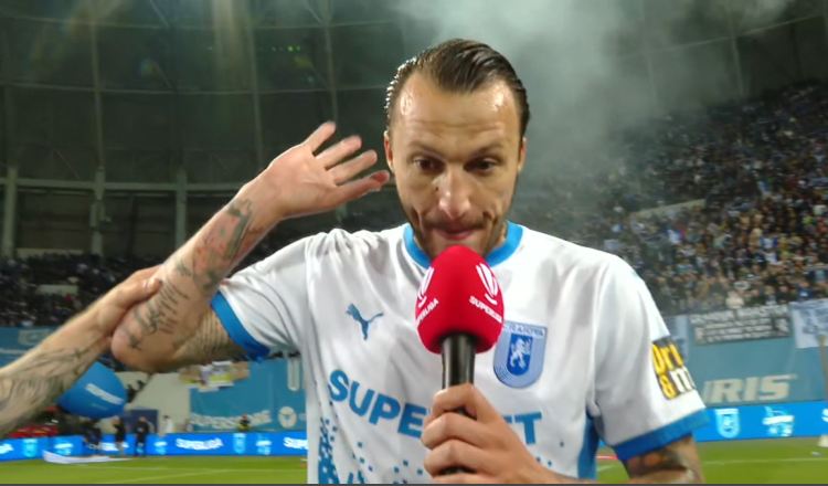 Mogoș și Crețu, show după ce Universitatea Craiova a câștigat titlul