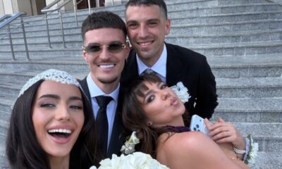 Dennis Man s a căsătorit! Nicolae Stanciu i a fost naș colegului de la naționala României