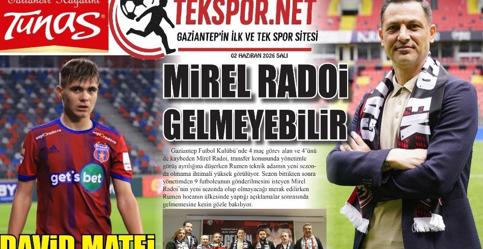 Pe prima pagină în Turcia: Gaziantep negociază transferul unui român, dar Mirel Rădoi vrea să plece