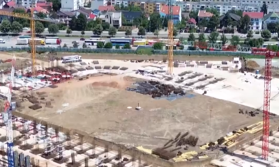 Prinde contur! Imagini noi cu stadionul "verde" din România