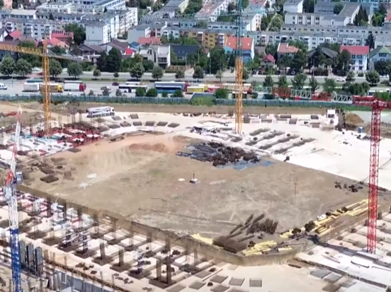 Prinde contur! Imagini noi cu stadionul "verde" din România