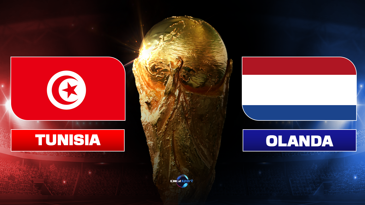 Tunisia Olanda, LIVE TEXT 02:00, digisport.ro | Europenii pot câștiga Grupa F de la Cupa Mondială