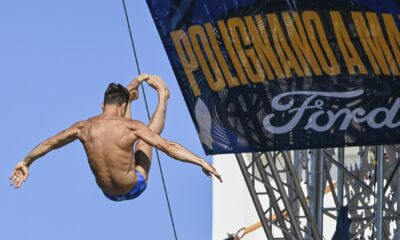 Cătălin Popovici, AUR după ce a sărit de pe acoperișul Operei din Copenhaga! Bronz pentru Cătălin Preda
