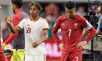 Lamine Yamal l a văzut pe Cristiano Ronaldo în lacrimi! Gestul spaniolului, chiar în fața lui CR7
