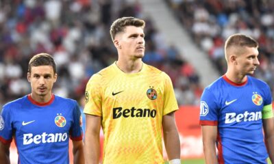 Portarul român care a urmărit din tribune meciul FCSB Auda 2