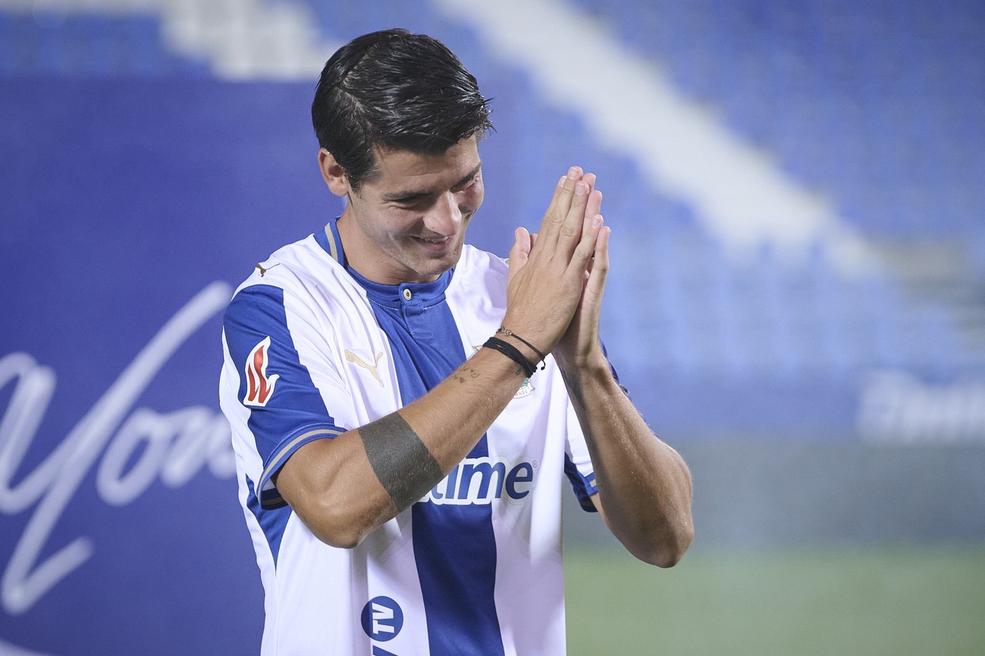 Alvaro Morata a ajuns la noua echipă și a început să plângă