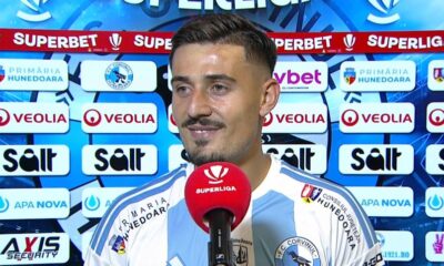 Antoniu Manolache a marcat primul gol în SuperLiga și a spus unde vrea să o ducă pe Corvinul, după 3 0 cu CFR