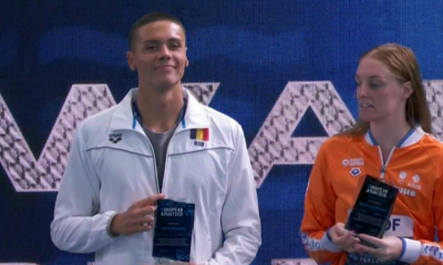 David Popovici a mai primit un premiu la Paris, după ce a câștigat medalia de aur la 200 m liber