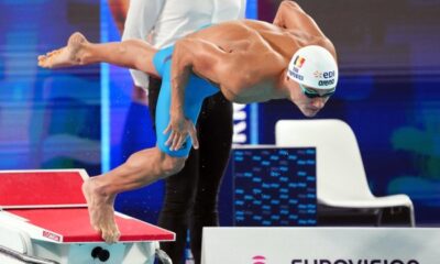 David Popovici, calificat cu cel mai bun timp în finala probei de 100 m liber la Europene!