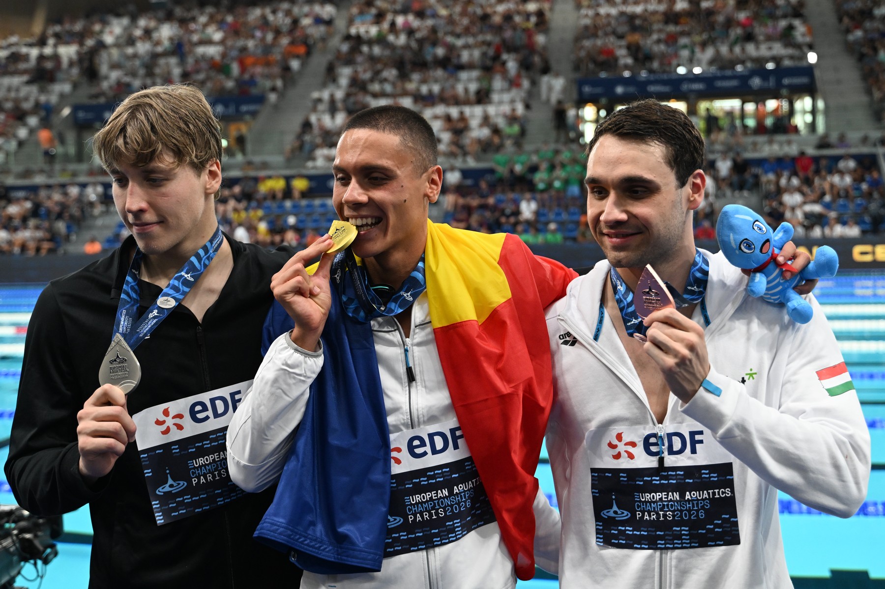 După ce a fost învins în finală, Egor Kornev i a spus direct lui David Popovici: ”Vino în Rusia!”