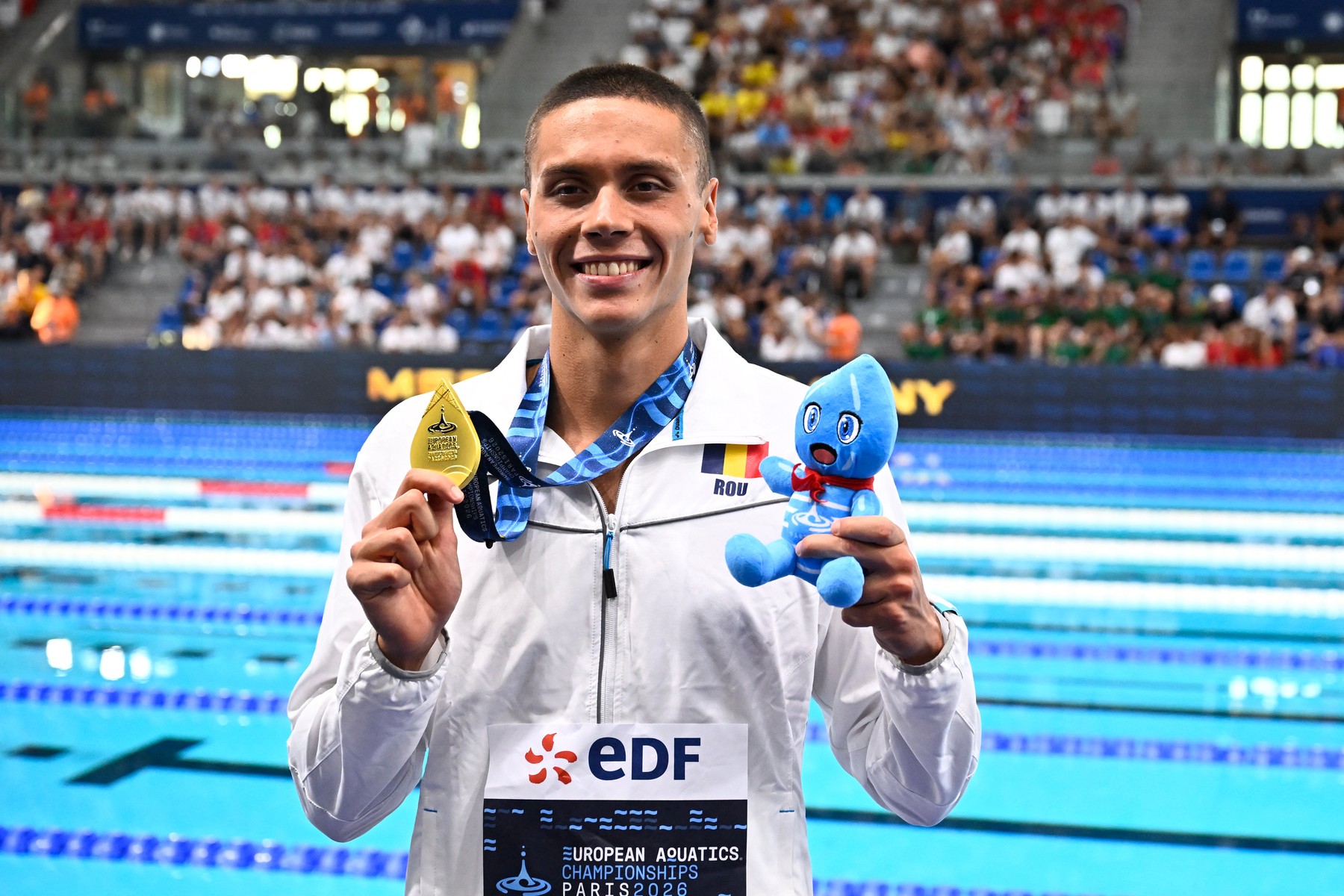 Echipa națională a României a reacționat, după ce David Popovici a făcut spectacol la Europene