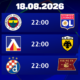 Play off UEFA Champions League: Fenerbahce Lyon / Levski AEK / Zagreb Viking, de la 22:00, pe DGS 1, 2 și