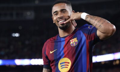 Gabriel Jesus, GOL la prima atingere pentru Barcelona în UCL! Coincidență neașteptată